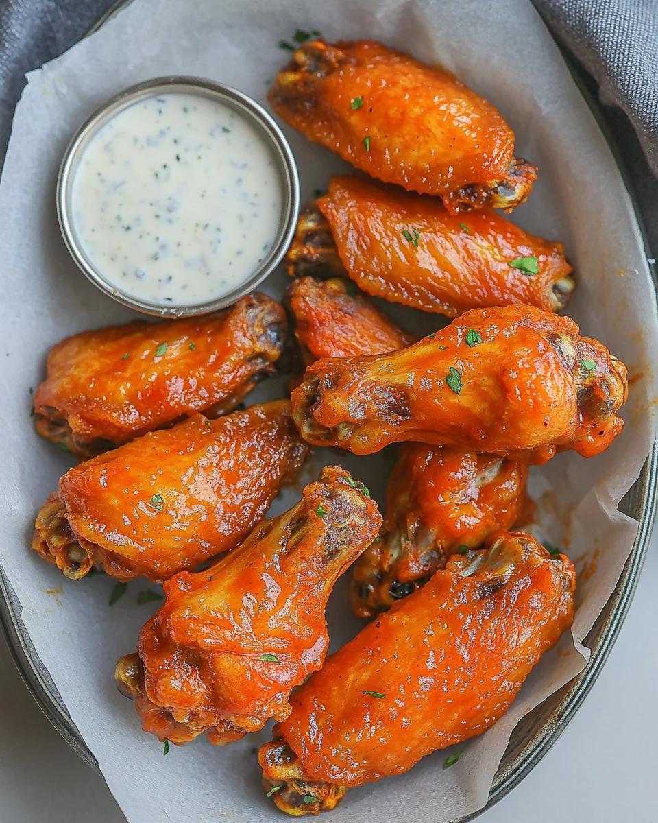 Crispy Homemade Buffalo Wings Recipe - additional image