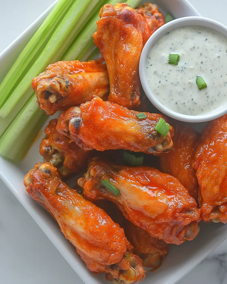 Crispy Homemade Buffalo Wings Recipe