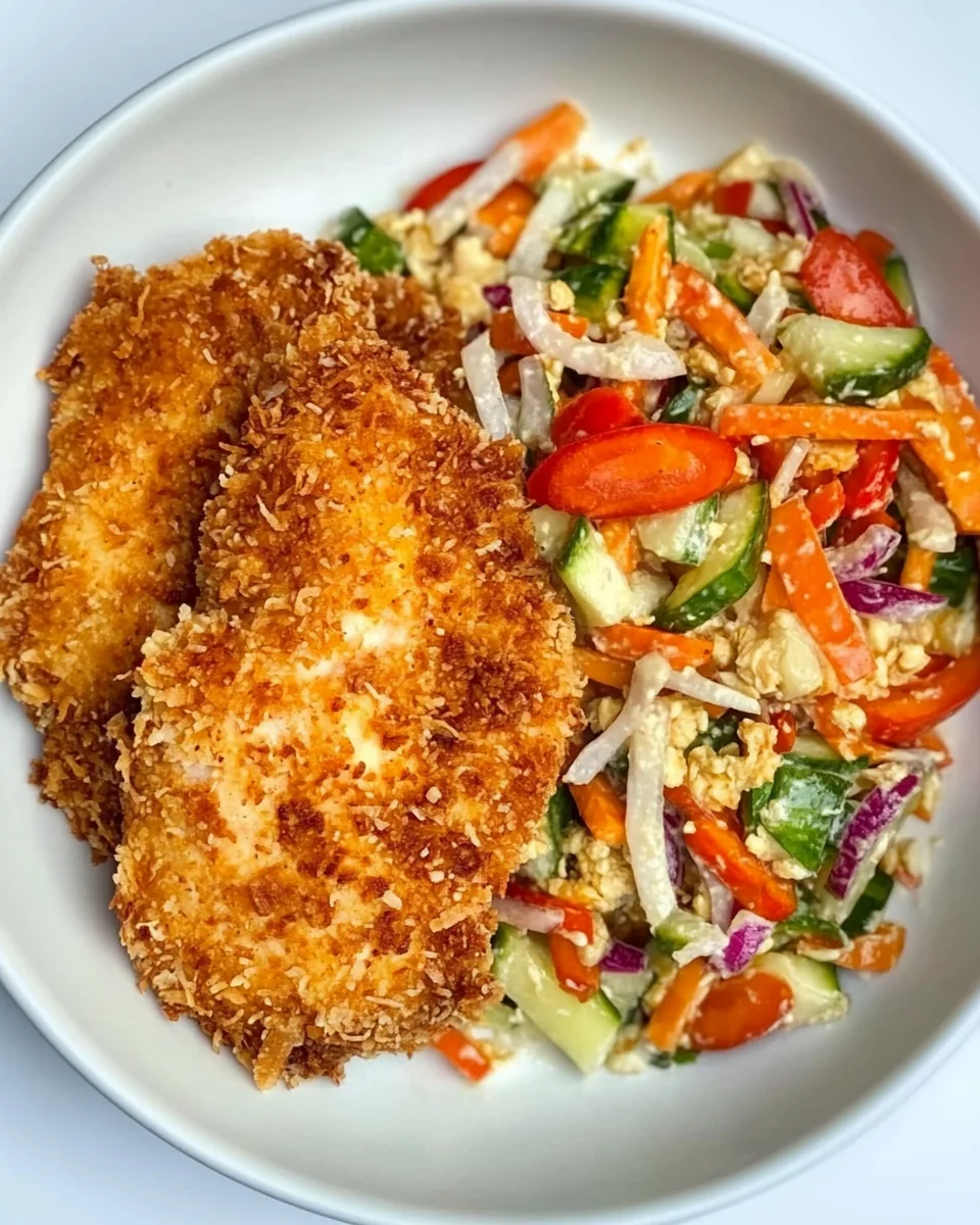Crispy Coconut Chicken with Fresh Thai Salad - additional image