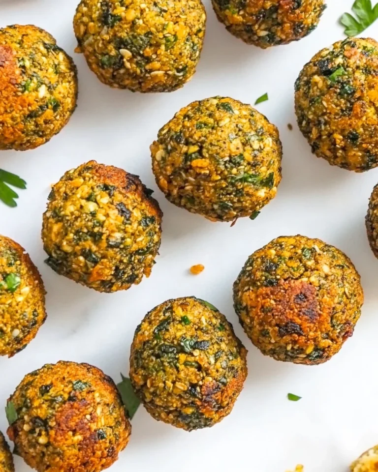 Crispy Homemade Herby Falafel
