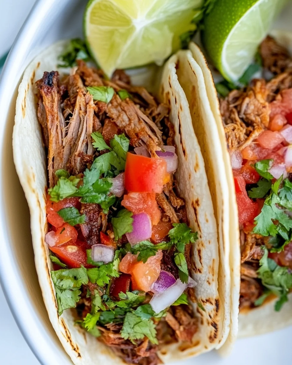 Simple Slow Cooker Lamb Barbacoa Tacos - additional image