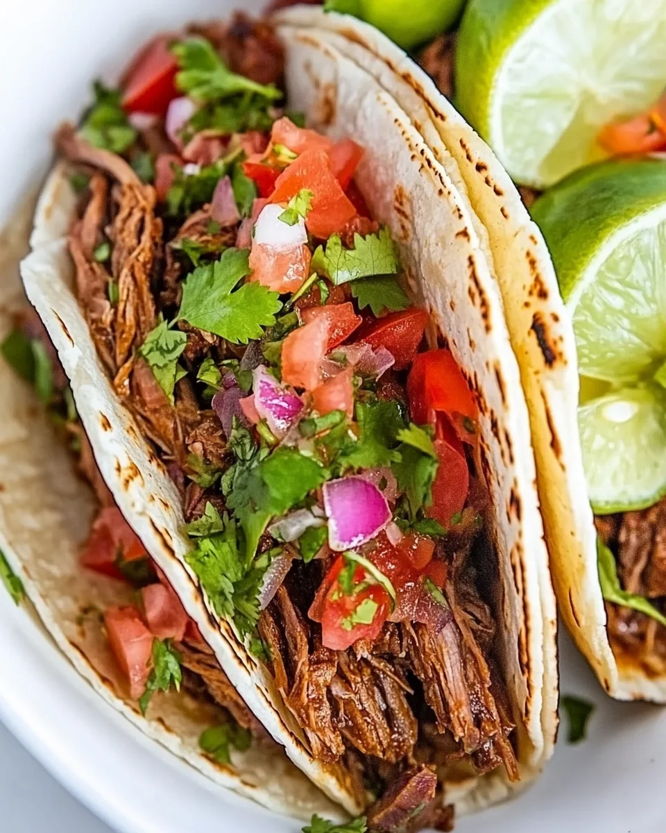 Simple Slow Cooker Lamb Barbacoa Tacos - additional image