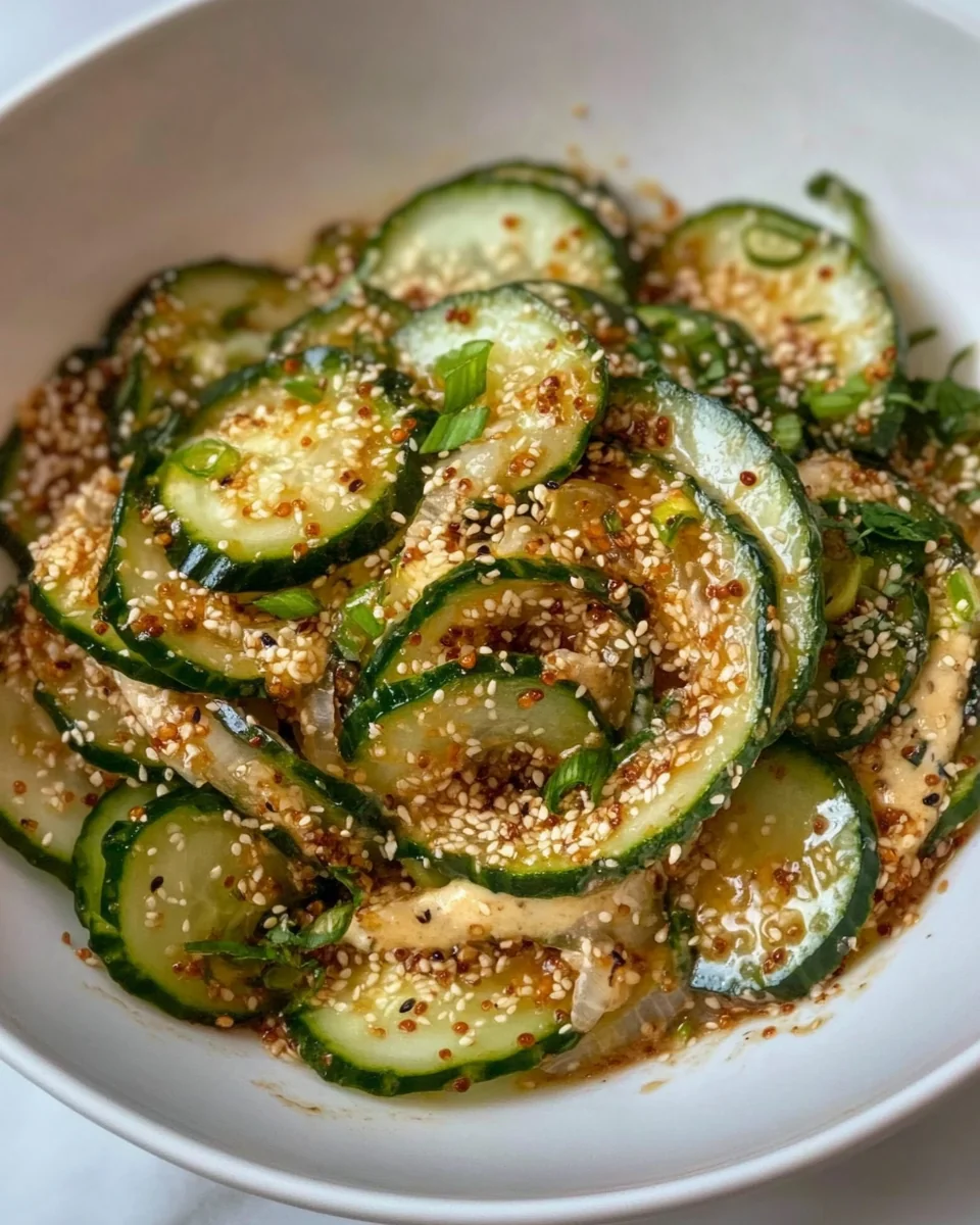 Crunchy Fresh Cucumber Salad - additional image