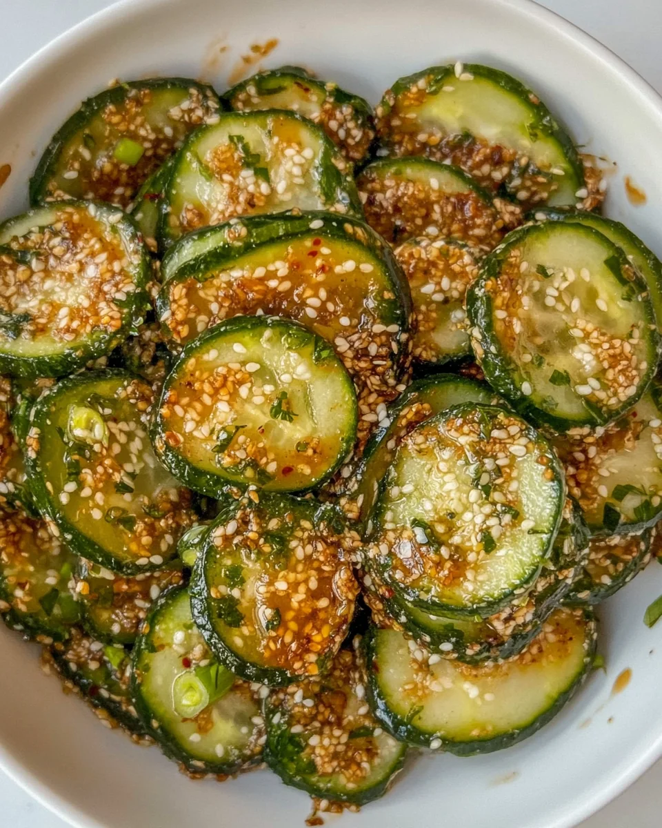 Crunchy Fresh Cucumber Salad - additional image