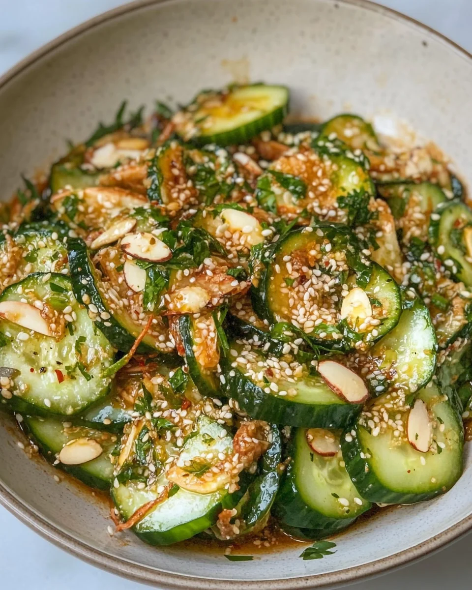 Crunchy Fresh Cucumber Salad - additional image