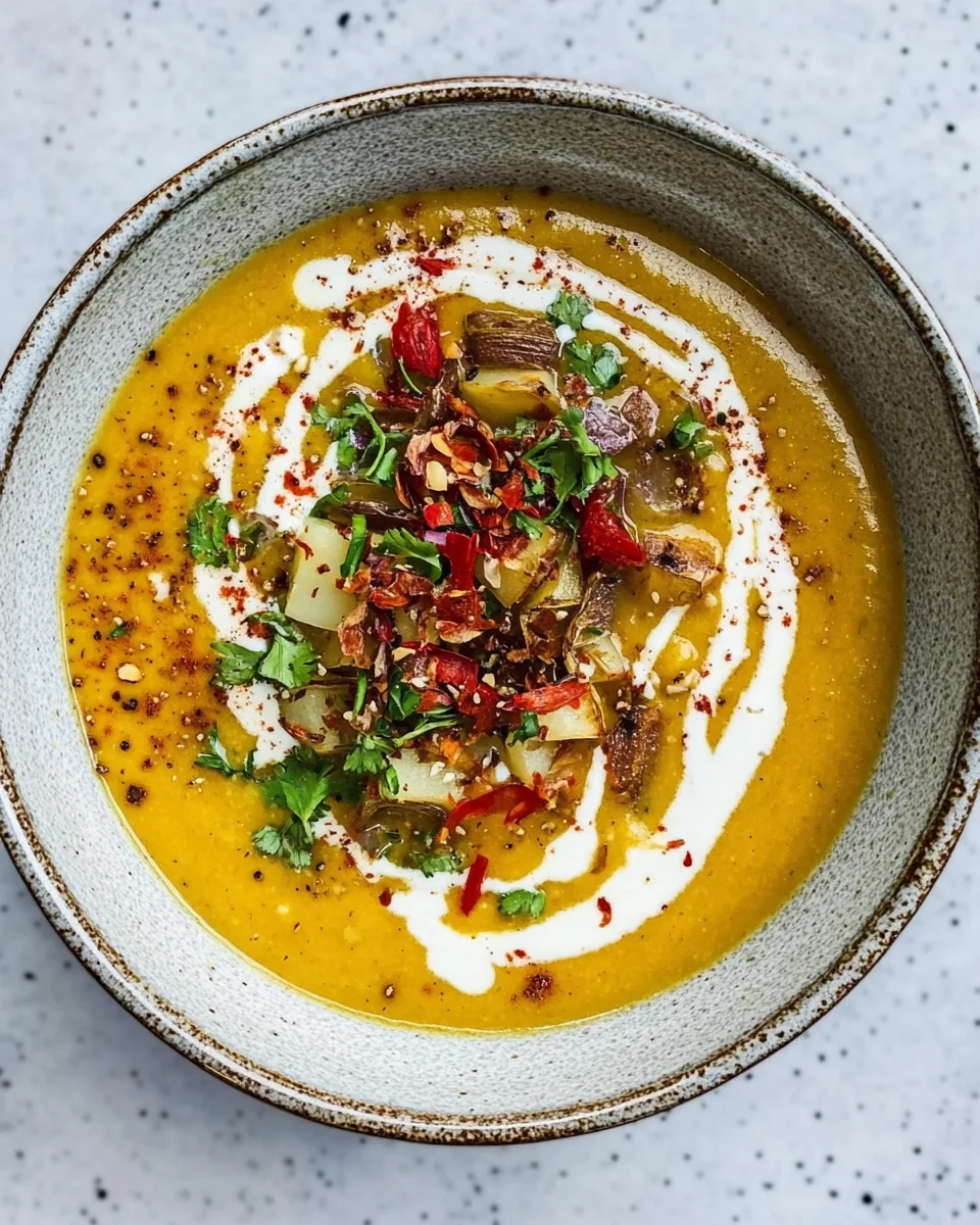Simple Curried Leek and Potato Soup - additional image