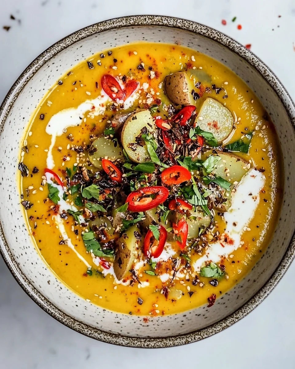 Simple Curried Leek and Potato Soup - additional image