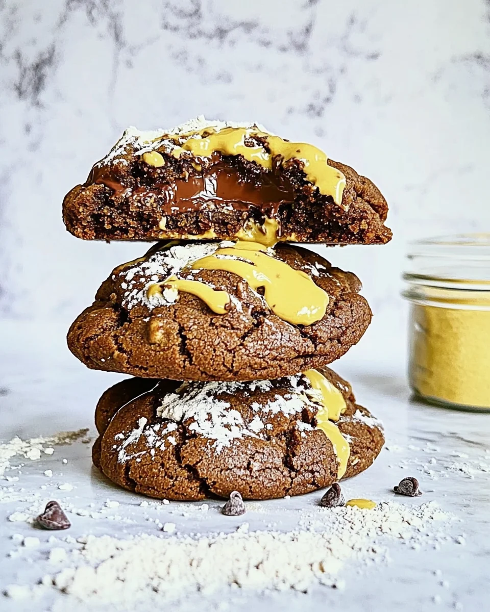 Double Chocolate Chip Tahini Cookies Made From Scratch - additional image