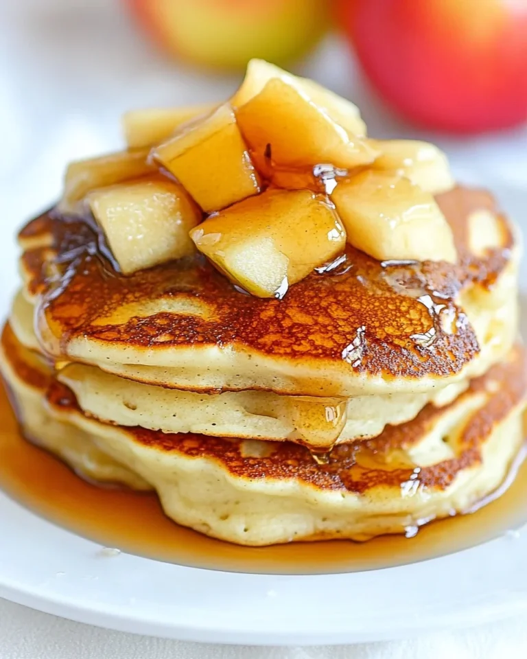 Simple Homemade Apple Pancakes