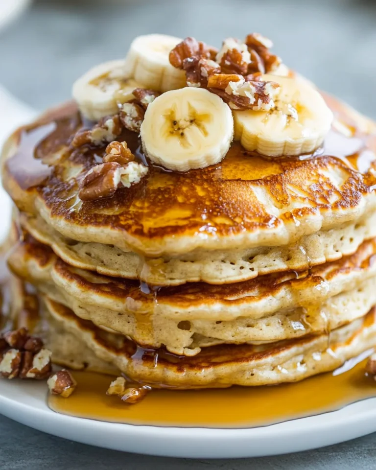 Simple Homemade Banana Pancakes