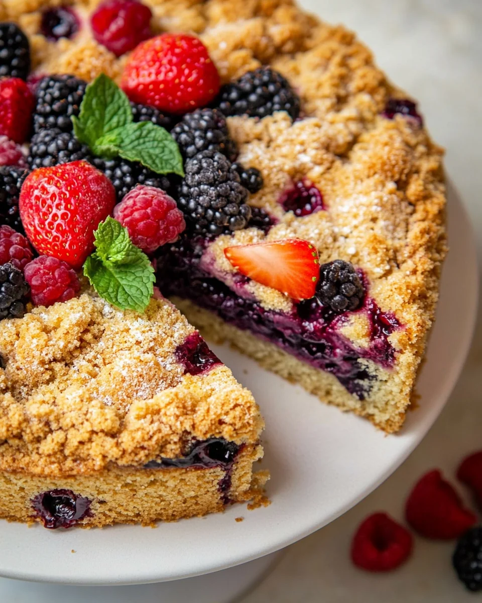 Simple Homemade Berry Cake Recipe - additional image