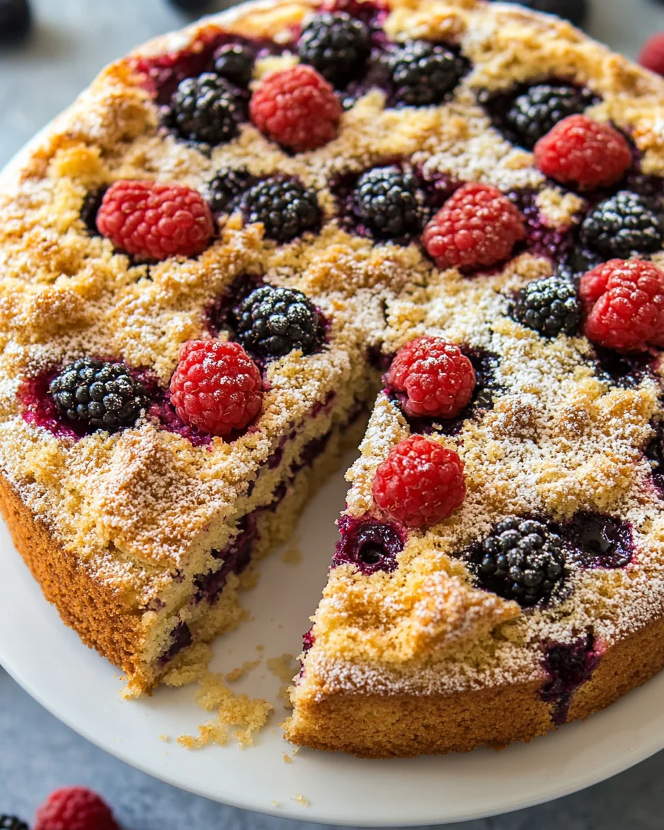 Simple Homemade Berry Cake Recipe - additional image