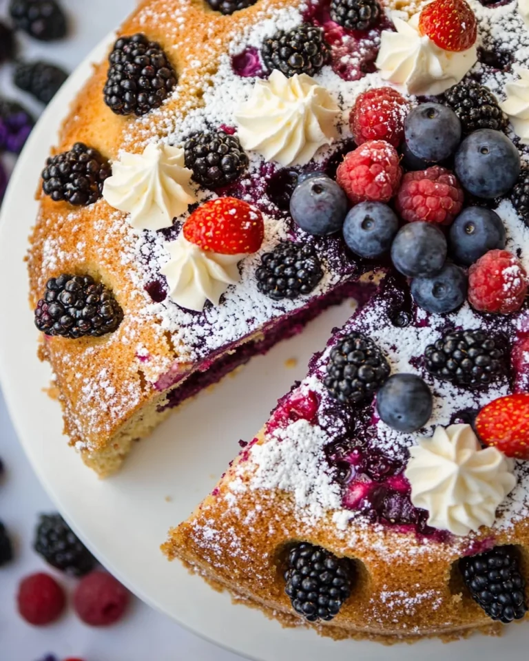 Simple Homemade Berry Cake Recipe
