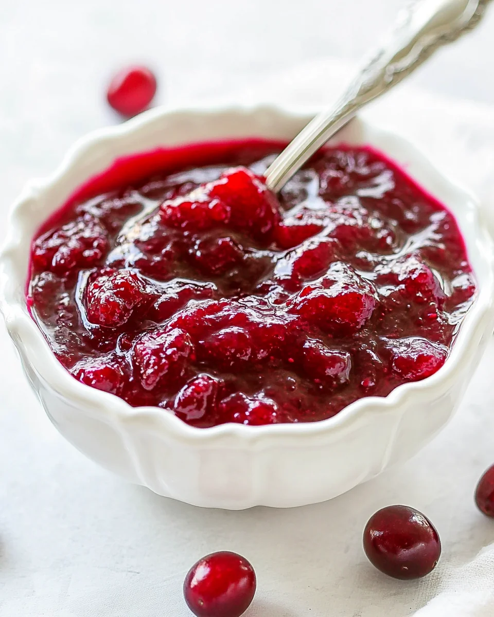 Simple Homemade Cranberry Sauce Recipe - additional image