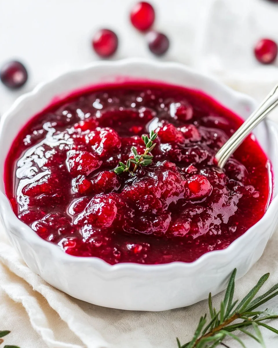 Simple Homemade Cranberry Sauce Recipe - additional image