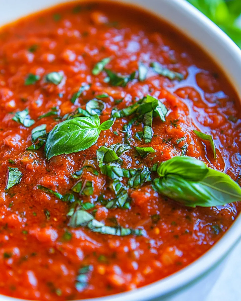 Simple Homemade Marinara Sauce - additional image