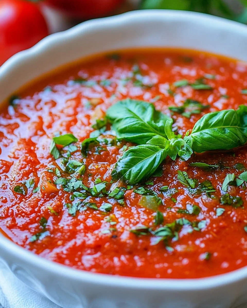 Simple Homemade Marinara Sauce - additional image