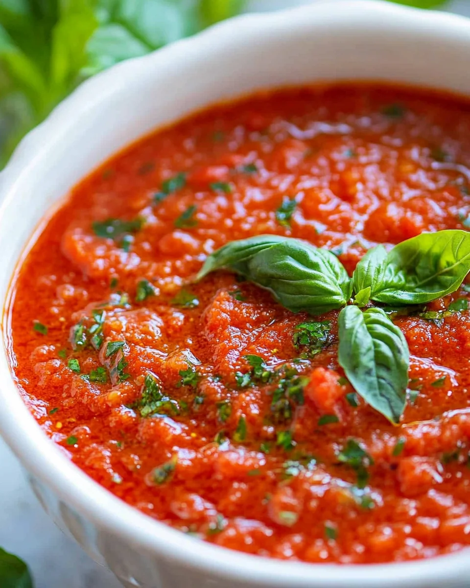 Simple Homemade Marinara Sauce - additional image