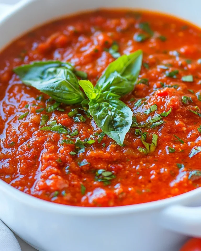 Simple Homemade Marinara Sauce