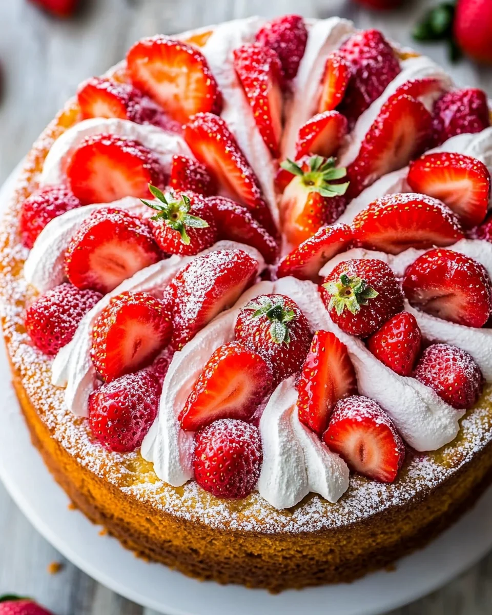 Simple Homemade Strawberry Cake Recipe - additional image