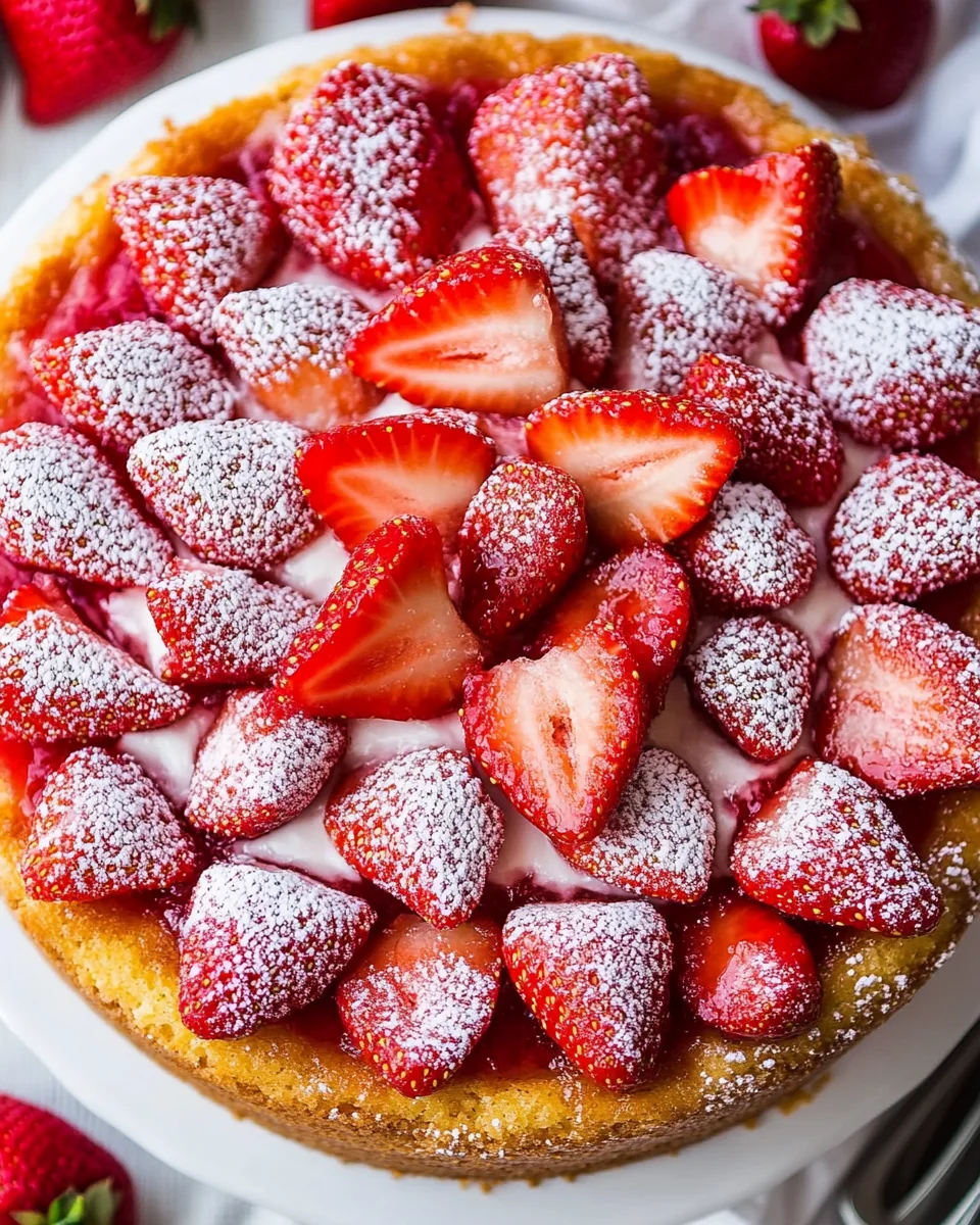 Simple Homemade Strawberry Cake Recipe - additional image