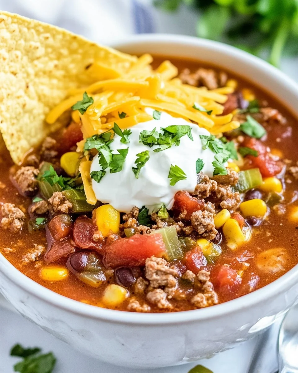 Simple and Delicious Taco Soup Recipe - additional image