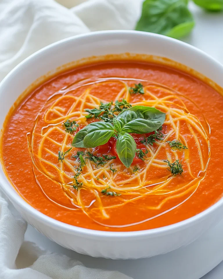 Simple Homemade Tomato Soup Recipe