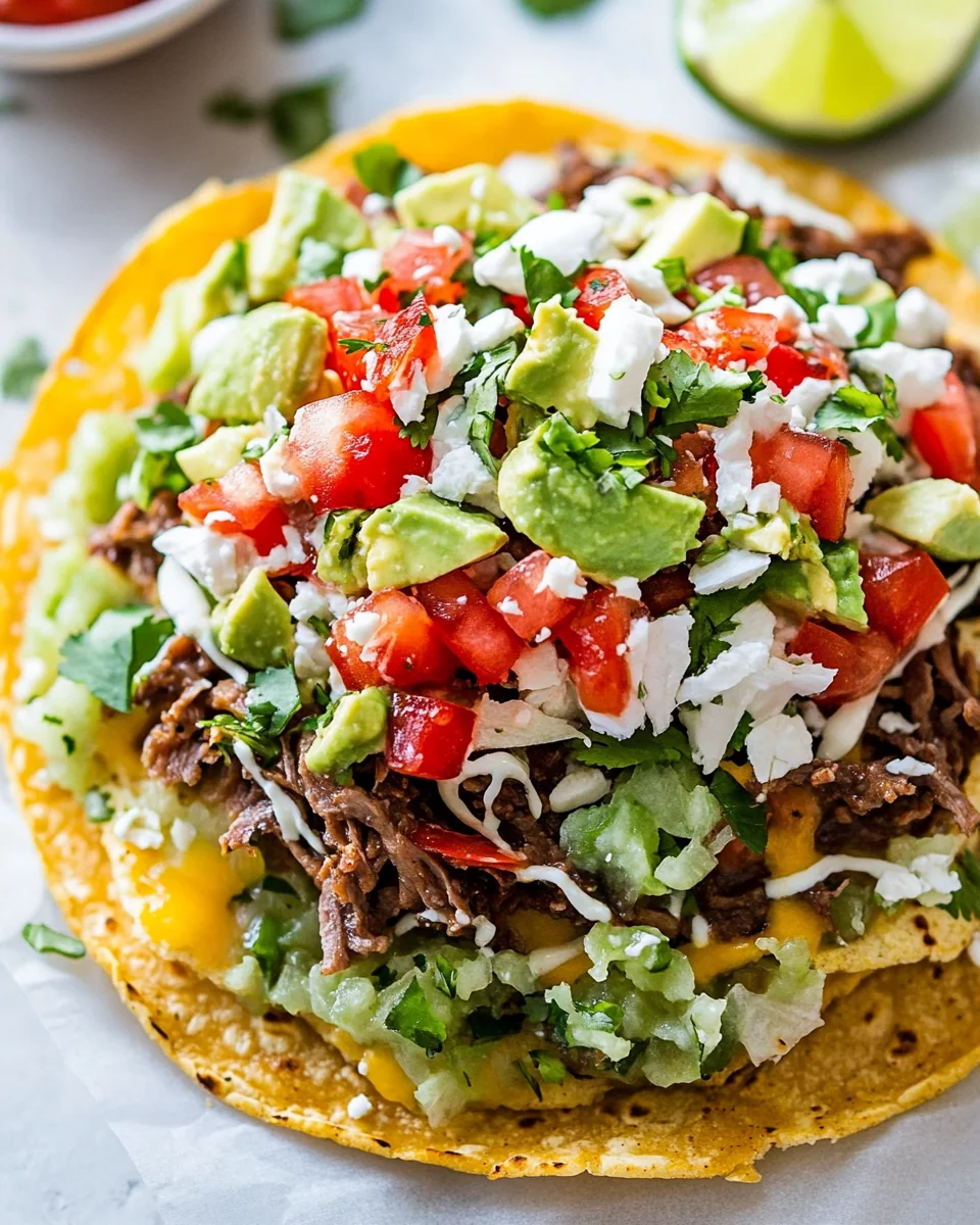 Simple Homemade Tostada Recipe