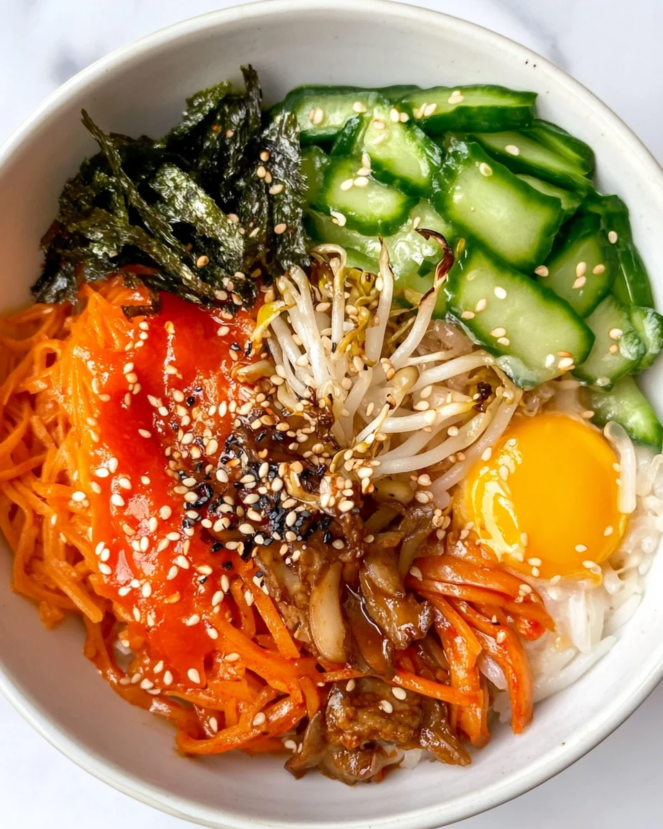 Simple Vegetarian Bibimbap Recipe