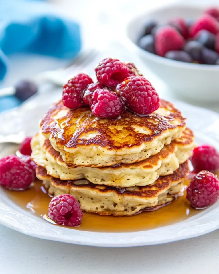 Fluffy Cottage Cheese Pancakes Recipe Made From Scratch