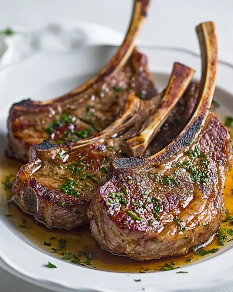 Savory Garlic Herb Lamb Chops For A Cozy Night In