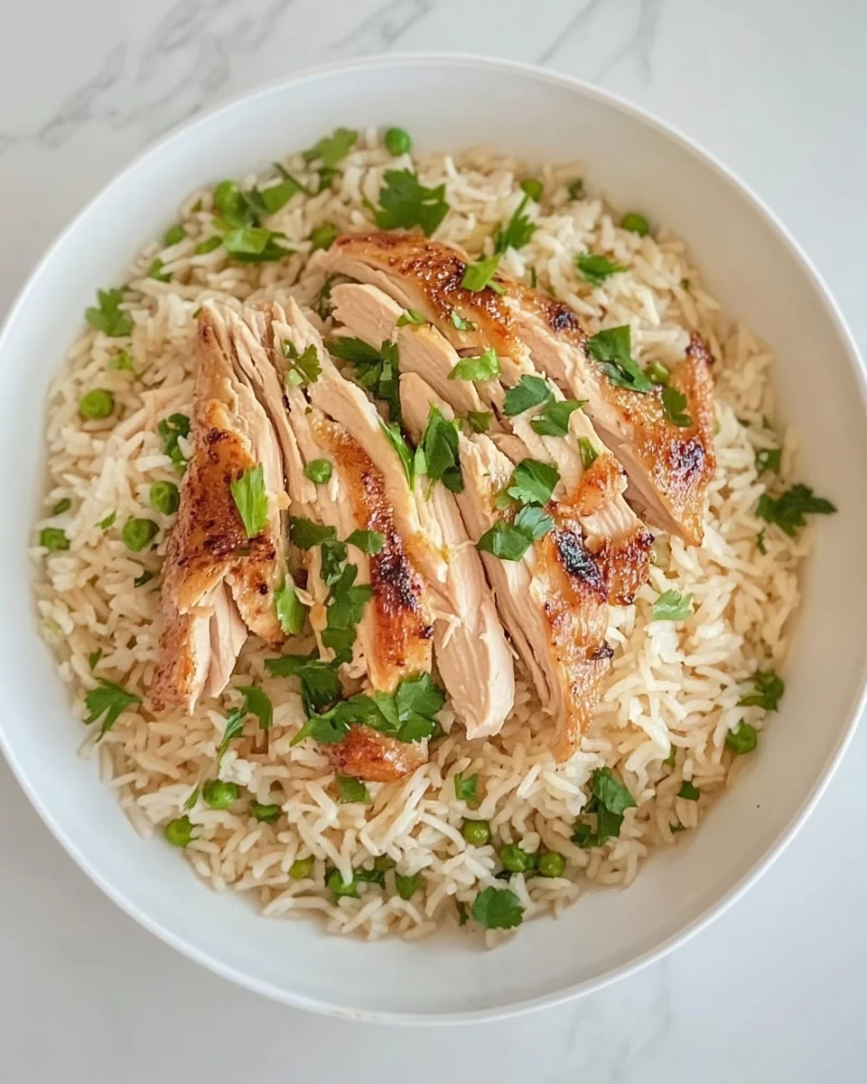Simple Garlic and Ginger Chicken Rice Recipe - additional image