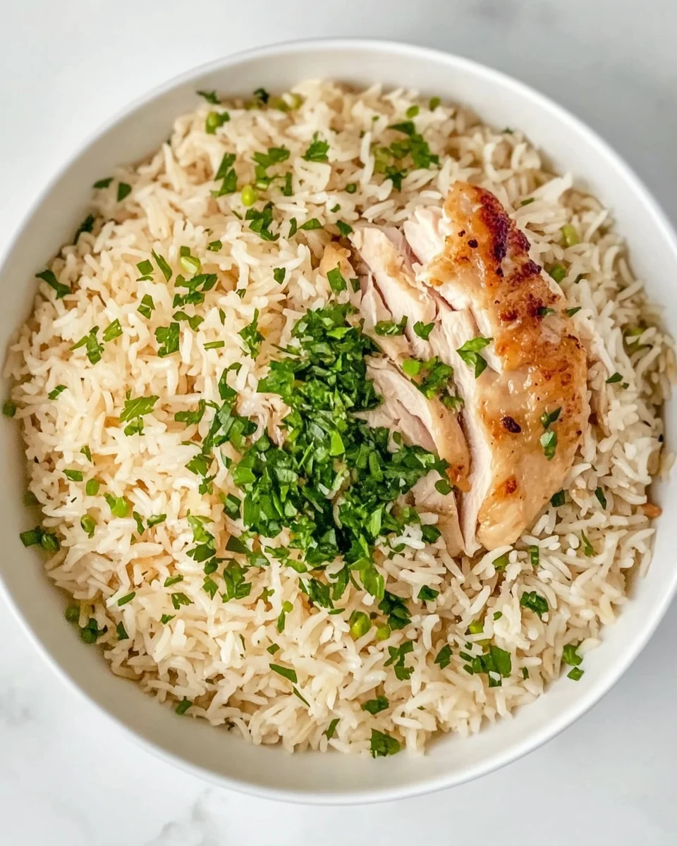 Simple Garlic and Ginger Chicken Rice Recipe - additional image