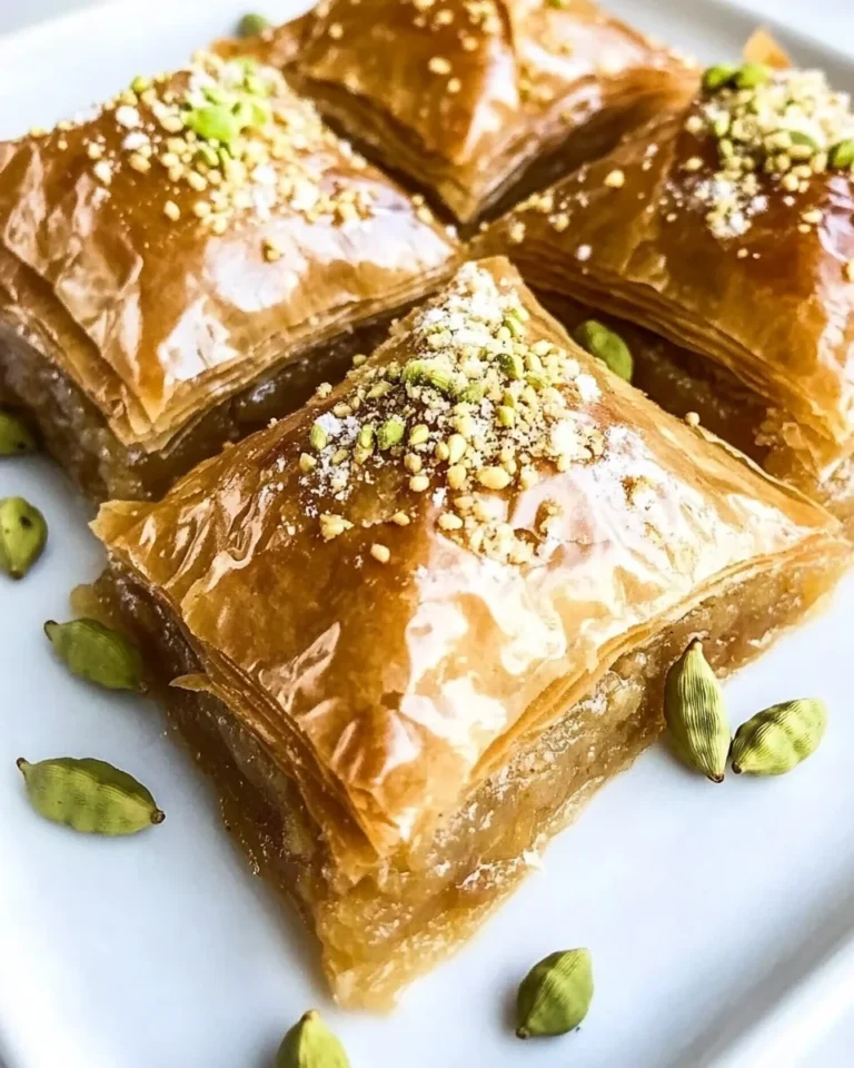 Simple Ginger Cardamom Baklava