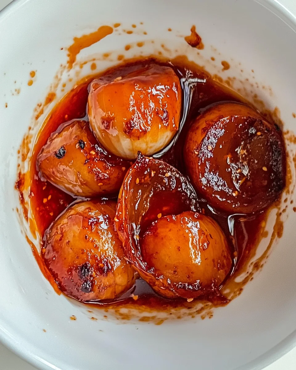 Savory Gochujang Butter Onions For A Flavorful Side Dish - additional image