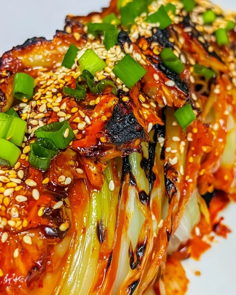 Simple Gochujang Charred Cabbage Recipe
