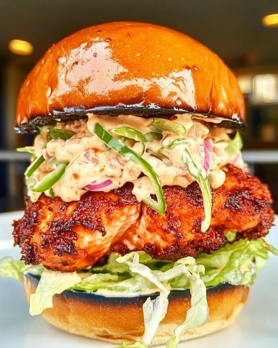 Savory Gochujang Salmon Burger Recipe - additional image