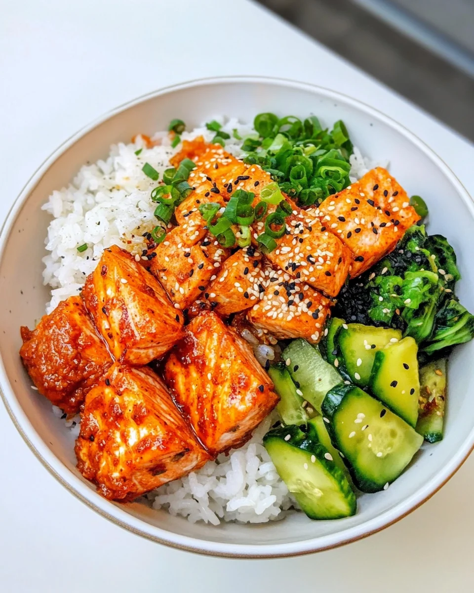 Gochujang Salmon Rice Bowl: A Flavorful Weeknight Meal - additional image