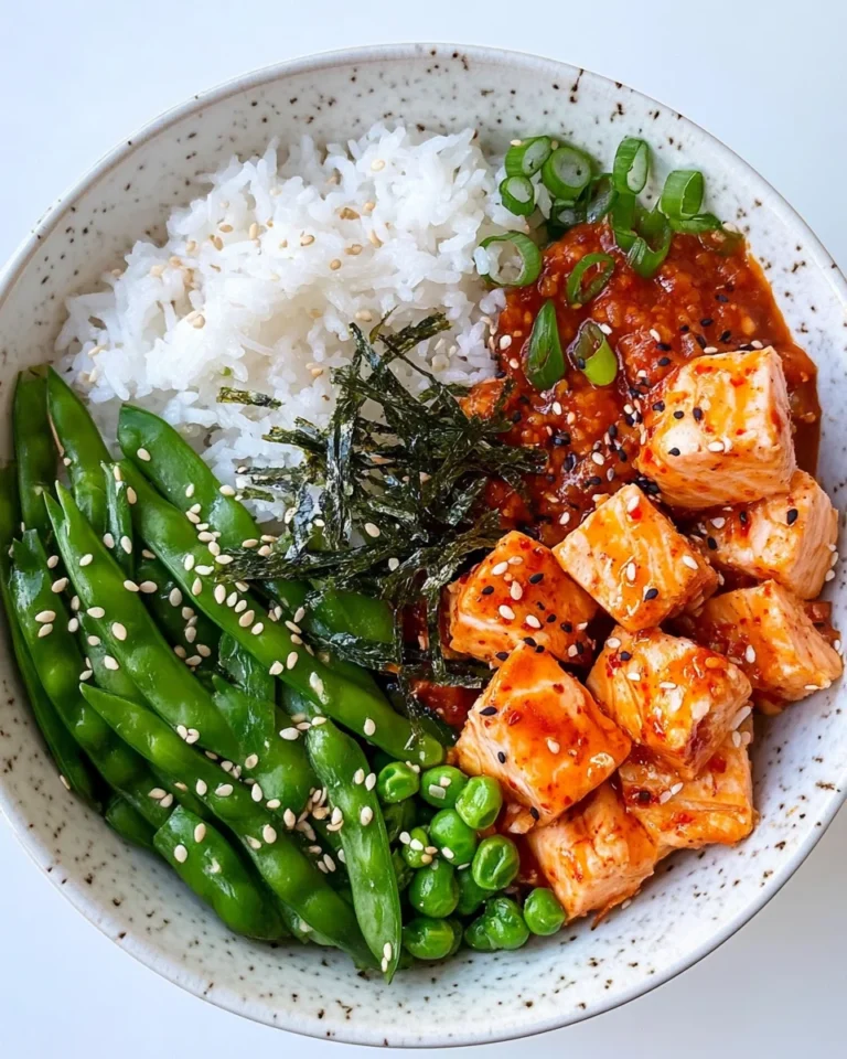 Gochujang Salmon Rice Bowl: A Flavorful Weeknight Meal