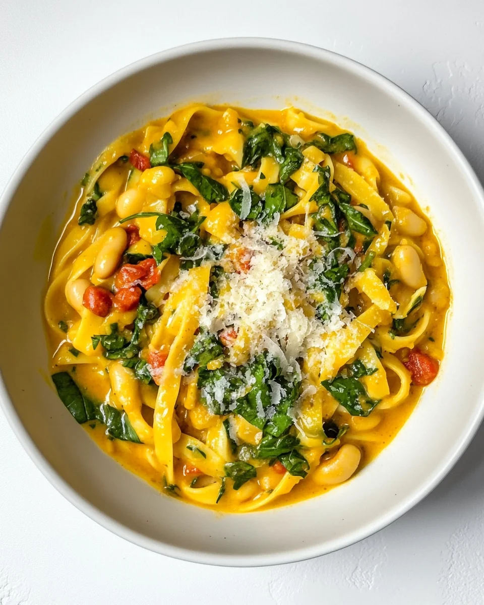 Golden Brothy Pasta with Savory Beans - additional image