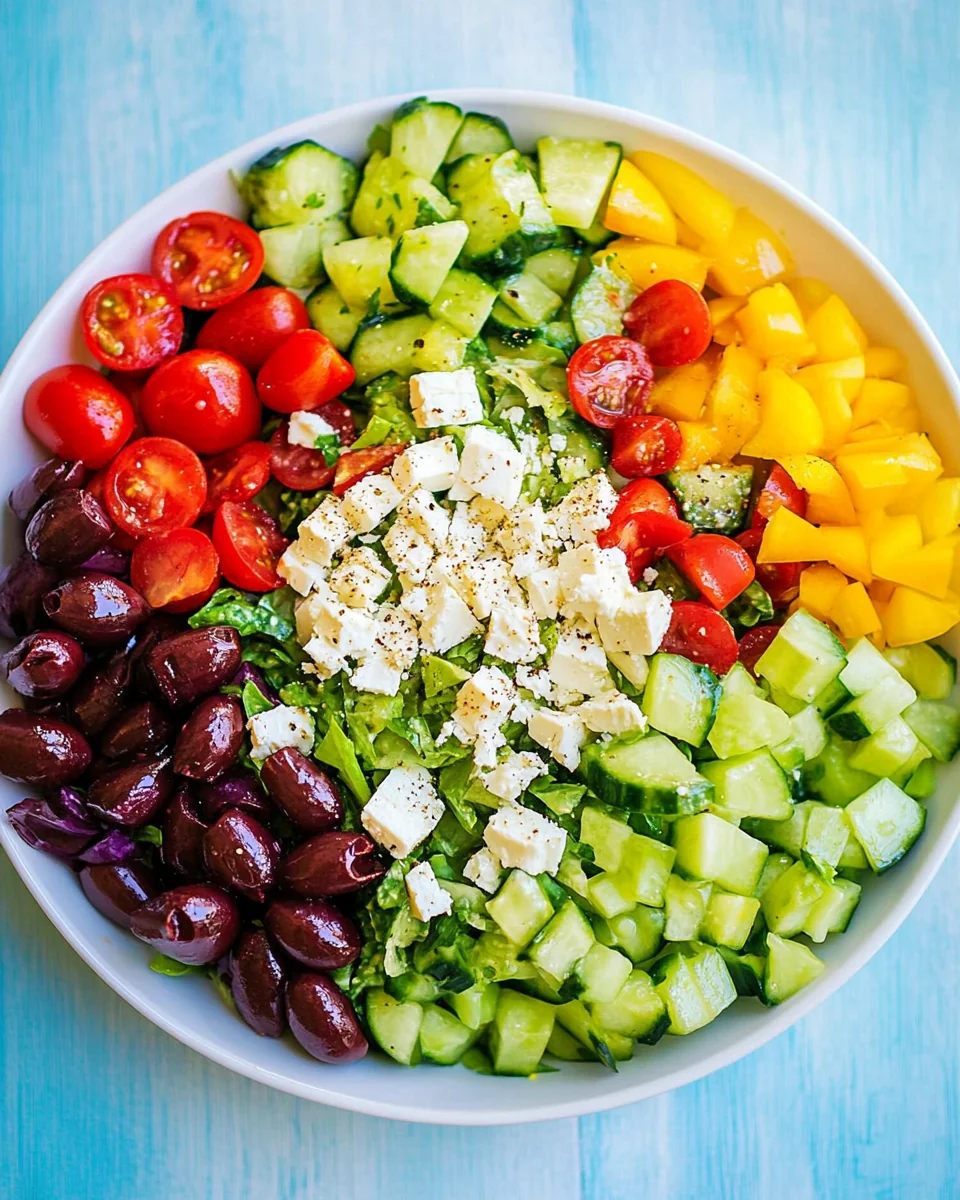 Fresh and Simple Greek Salad Recipe - additional image