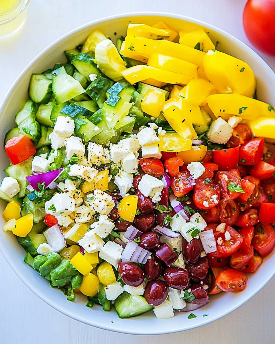 Fresh and Simple Greek Salad Recipe - additional image