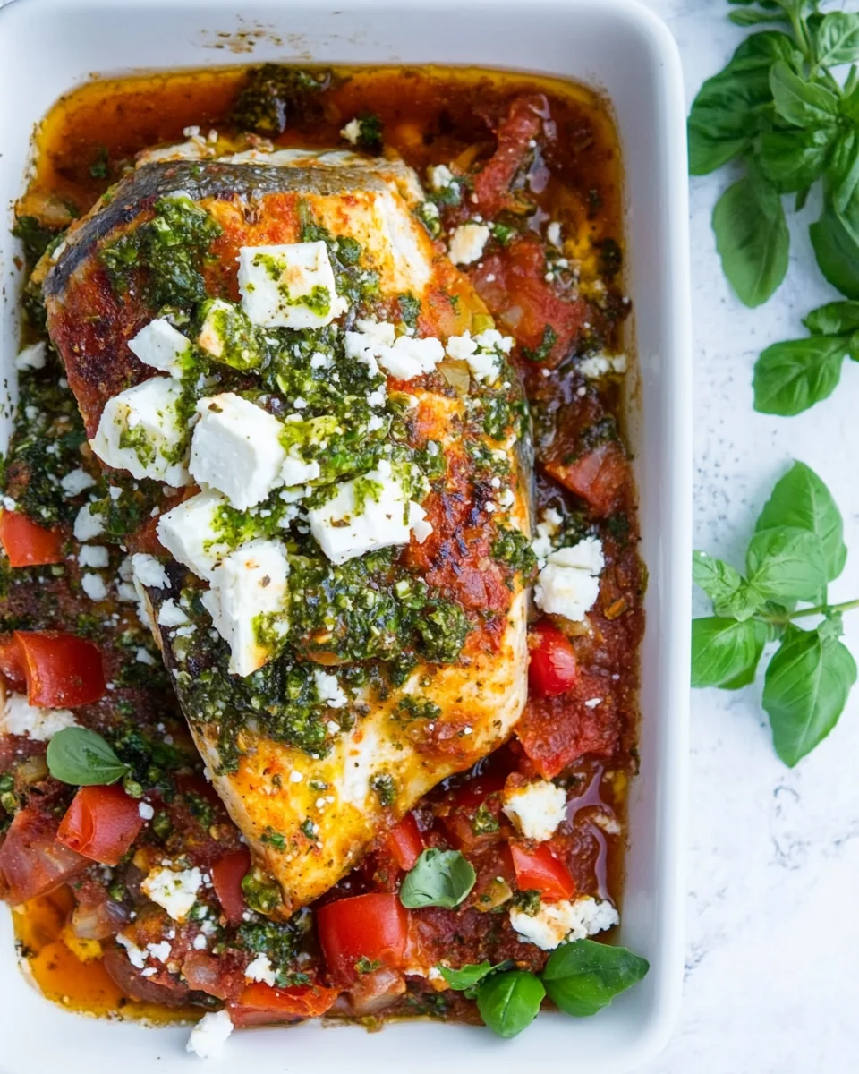 Simple Greek Style Baked Fish - additional image