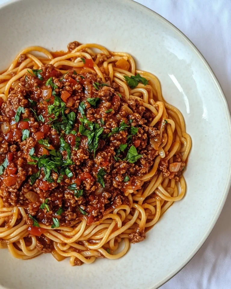Classic Greek Style Bolognese for a Cozy Night In