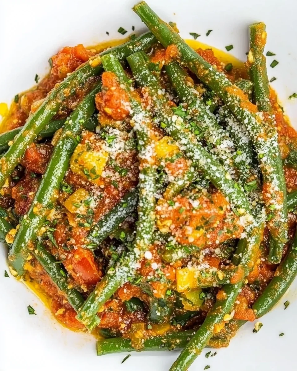 Savory Green Beans With Fresh Tomato Sauce - additional image