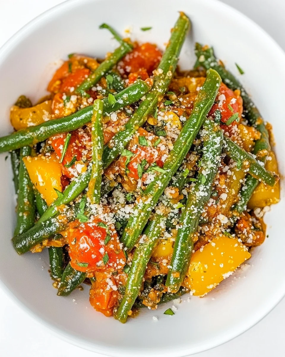 Savory Green Beans With Fresh Tomato Sauce - additional image