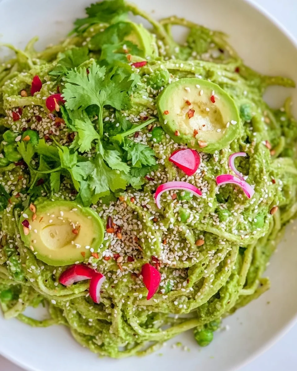 Creamy Green Tahini Noodles for a Fresh Weeknight Meal - additional image