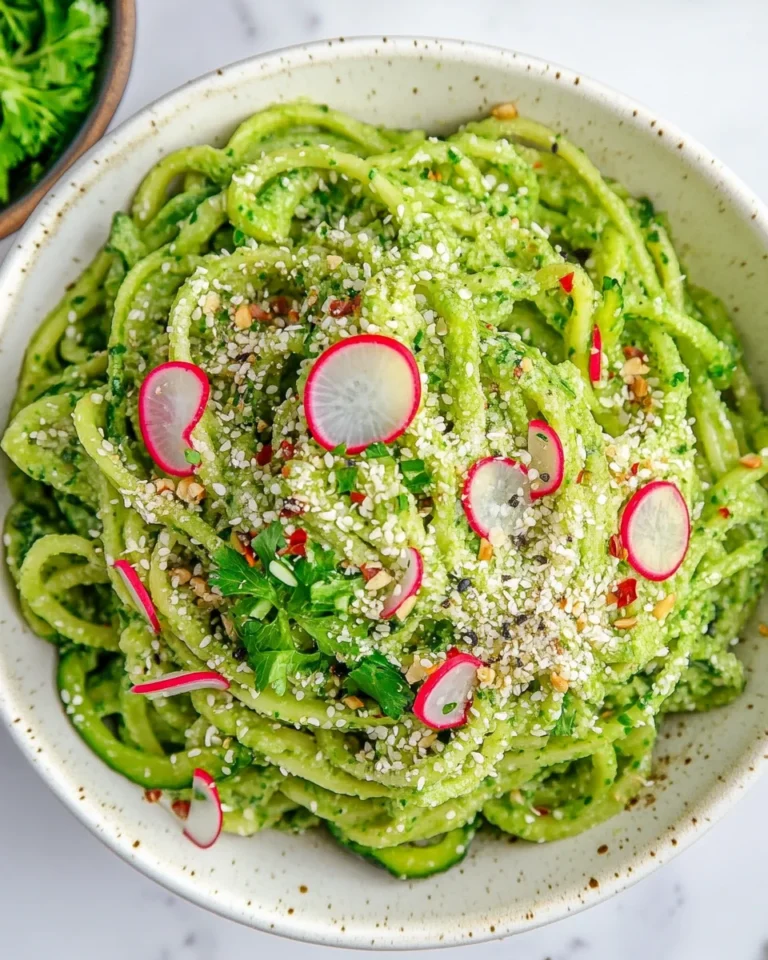 Creamy Green Tahini Noodles for a Fresh Weeknight Meal