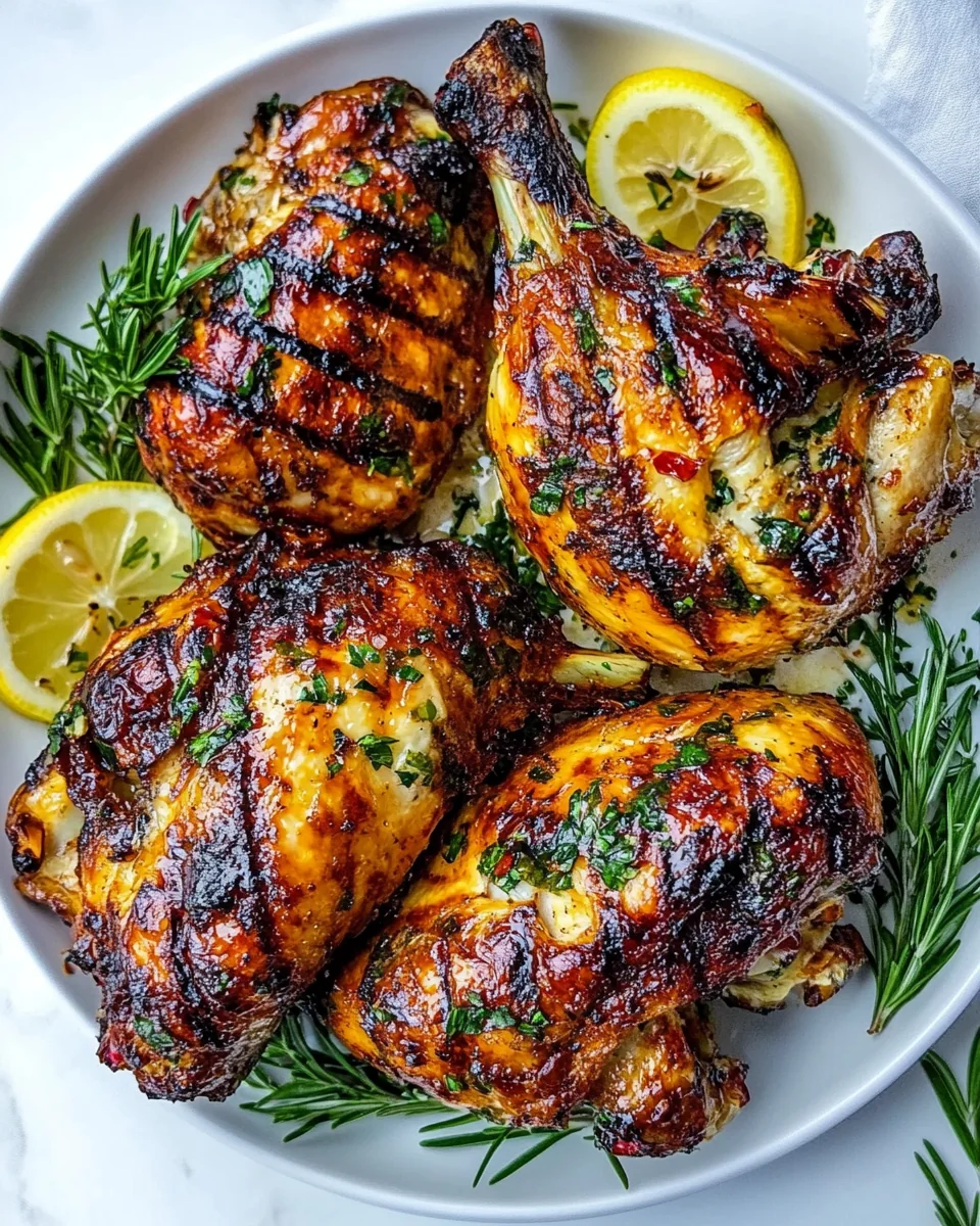 Grilled Garlic Lemon Poussin With Fresh Flavorful Herbs - additional image