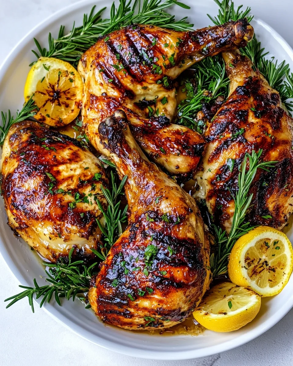 Grilled Garlic Lemon Poussin With Fresh Flavorful Herbs - additional image